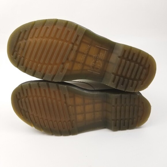 Dr. Martens 1460 Smooth Leather Combat Platform Boots 5 White 90s Grunge Y2k - Picture 7 of 8